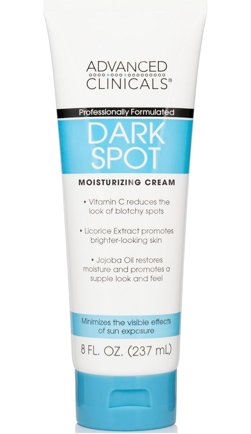 Advanced Clinicals Dark Spot Vitamin C Cream For Face, Hand & Body Lotion, Anti Aging Therapeutic Skin Care Moisturizer Lotion Reduces Appearance Of Age Spots, Blotchy Skin, & Wrinkles, Large 8 Fl Oz